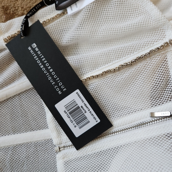 White Fox Breaking Hearts Bustier size small - Picture 4 of 4